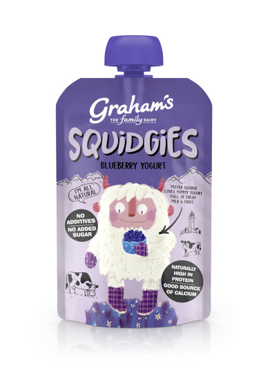 Picture of Graham's Squidgies Blueberry Yogurt 100g x 6