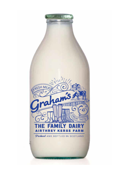 Picture of Organic Semi-Skimmed Milk 1 Pint (Glass Bottle)