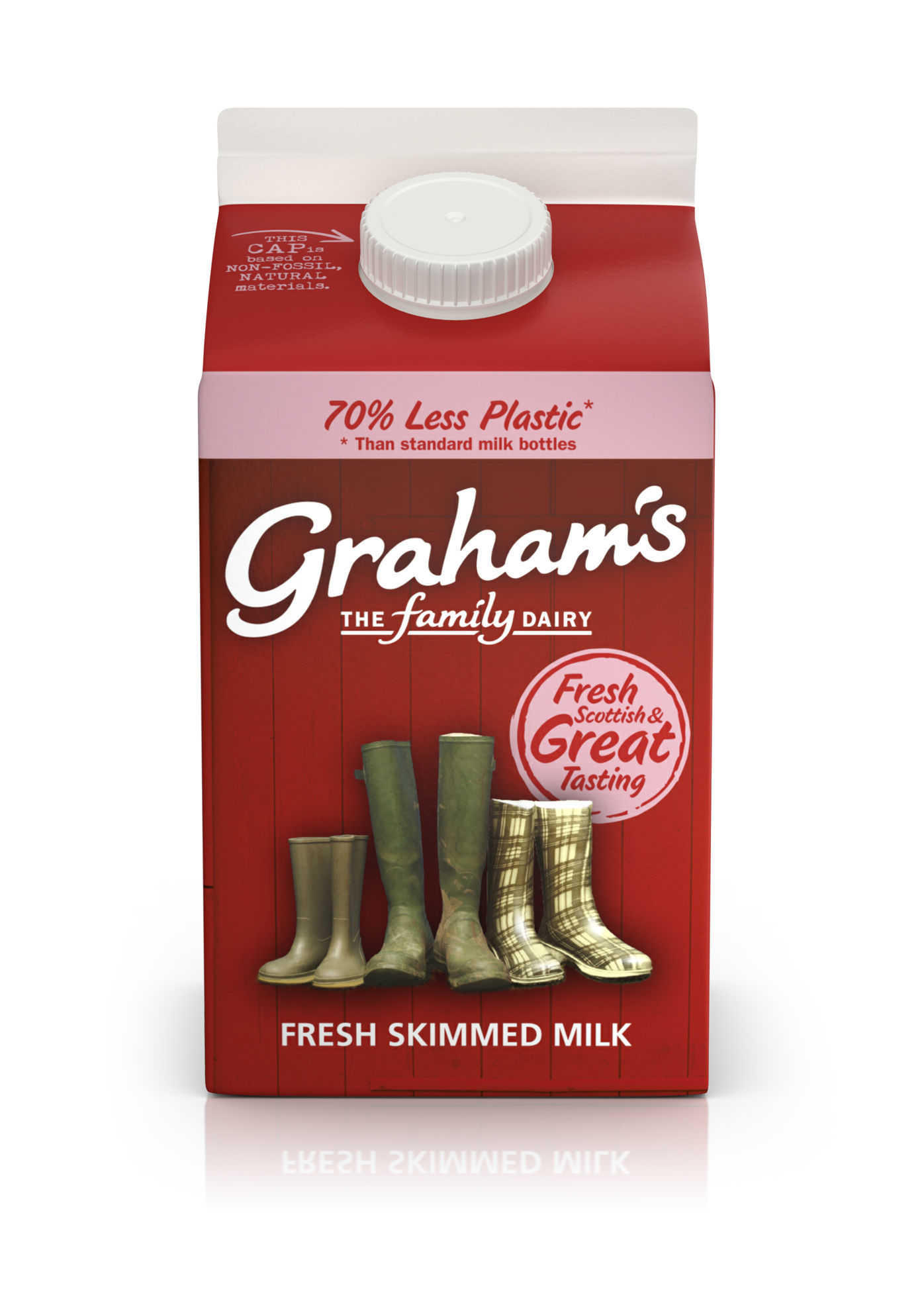 Grahams The Family DairySkimmed Milk 500ml Carton 